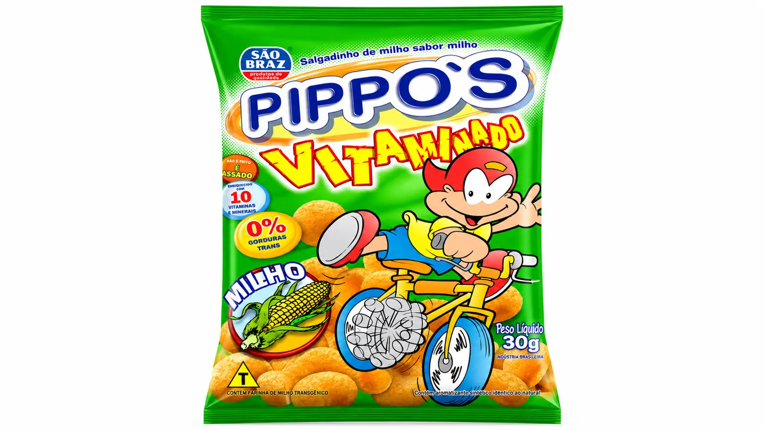 PIPPOS MILHO 30G