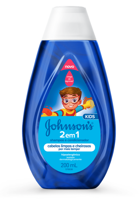 SHAMPOO 2 EM 1 JOHNSONS KIDS FRASCO 200ML 0