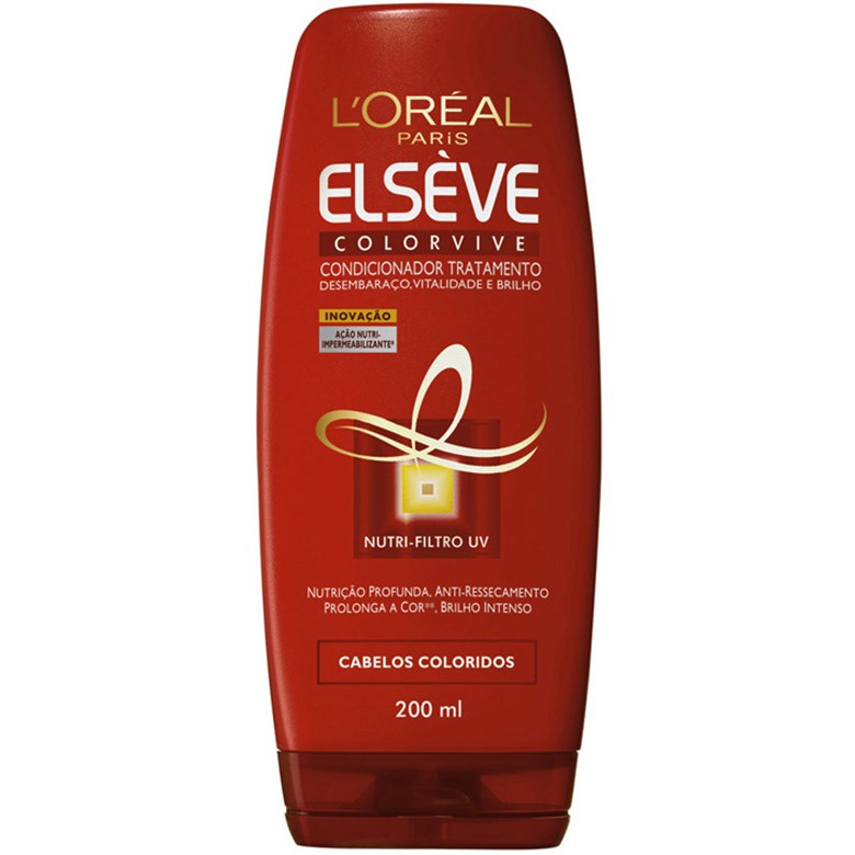 CONDICIONADOR LORÉAL PARIS ELSEVE COLOR-VIVE FRASCO 200ML 0
