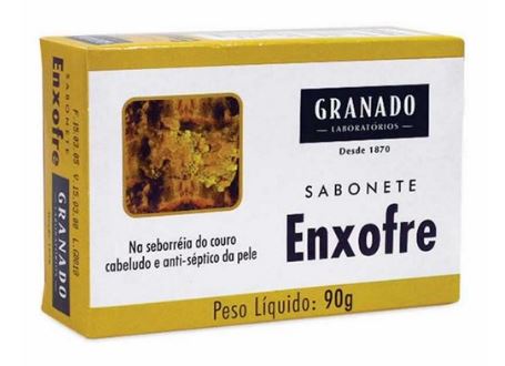 SABONETE BARRA ENXOFRE GRANADO CAIXA 90G