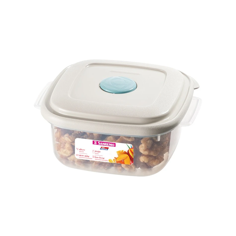 POTE QUADRADO BX P PLÁSTICO SANREMO 450ML