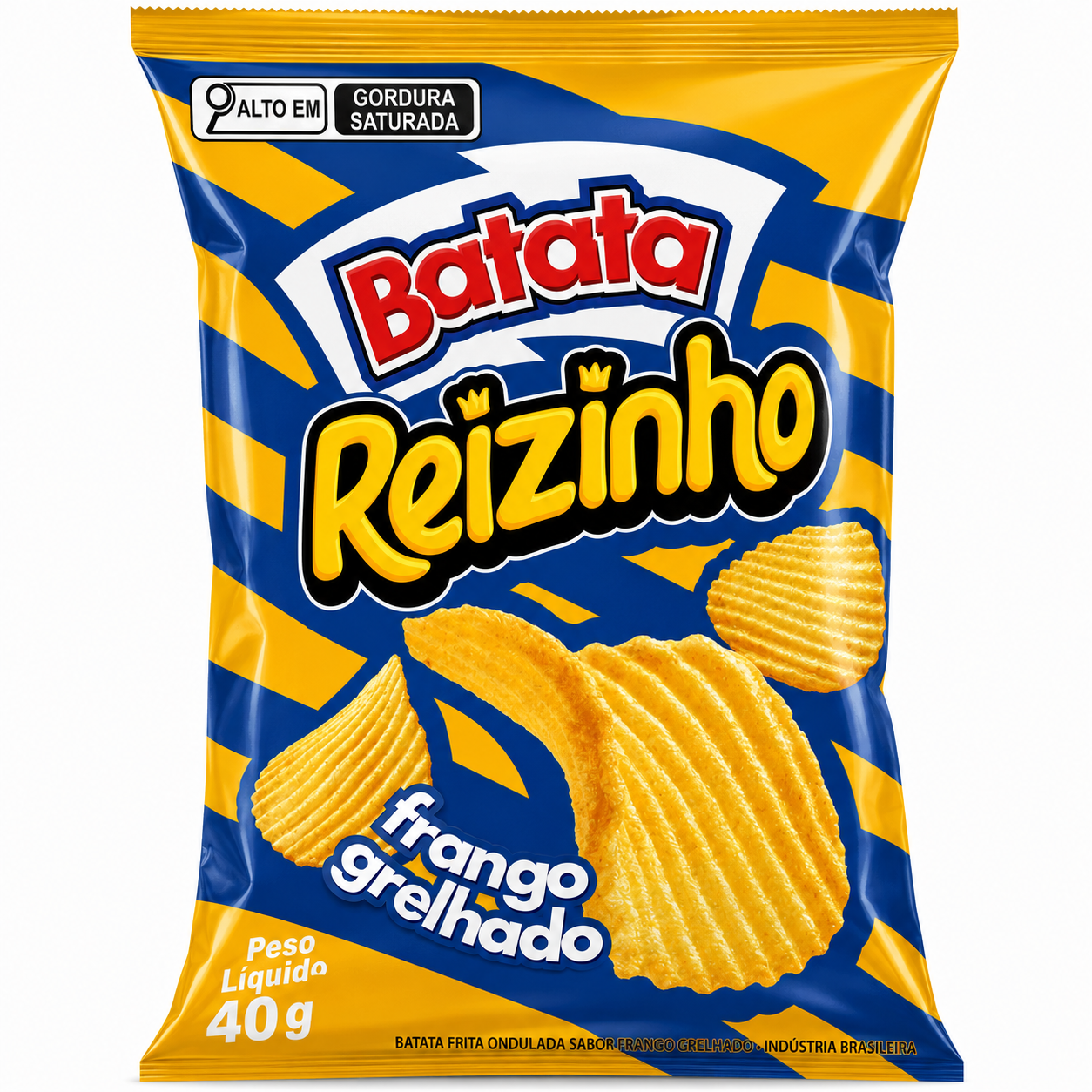 BATATA REIZINHO SABOR FRANGO GRELHADO 40G