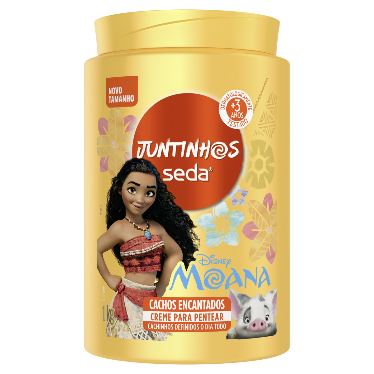 CREME PARA PENTEAR INFANTIL MOANA SEDA JUNTINHOS CACHOS ENCANTADOS POTE 1KG 0