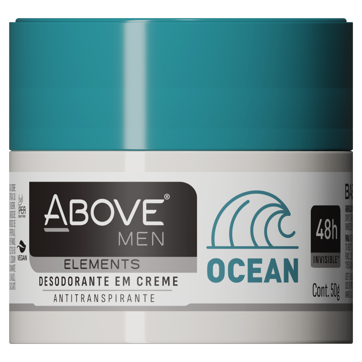 DESODORANTE CREME INVISIBLE OCEAN ABOVE MEN ELEMENTS 50G 0