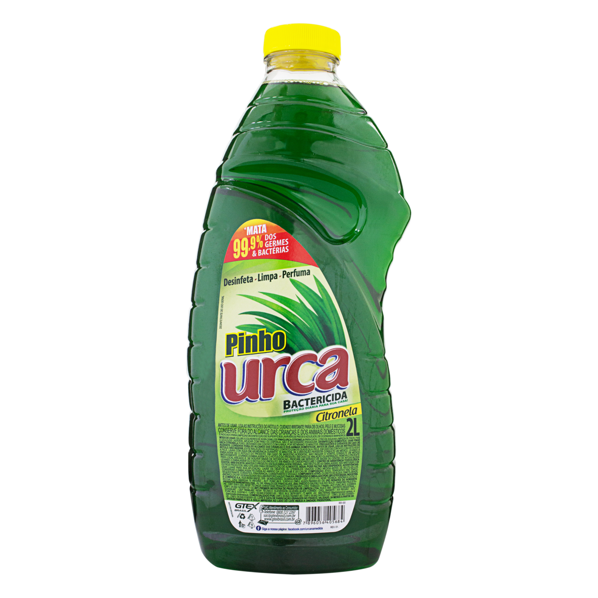 DESINFETANTE BACTERICIDA CITRONELA PINHO URCA FRASCO 2L