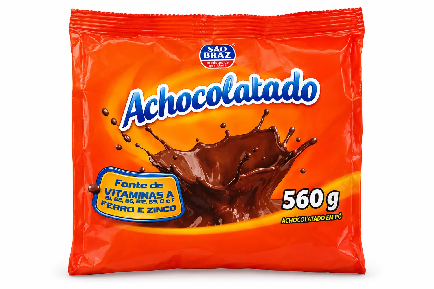 ACHOCOLATADO SÃO BRAZ ALMOFADA 560G