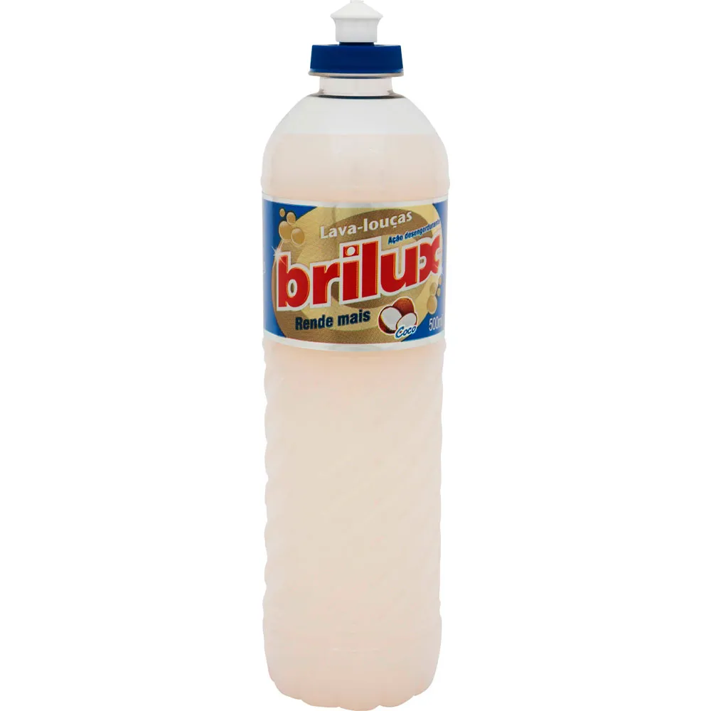 DETERGENTE LIQUÍDO BRILUX 500ML COCO
