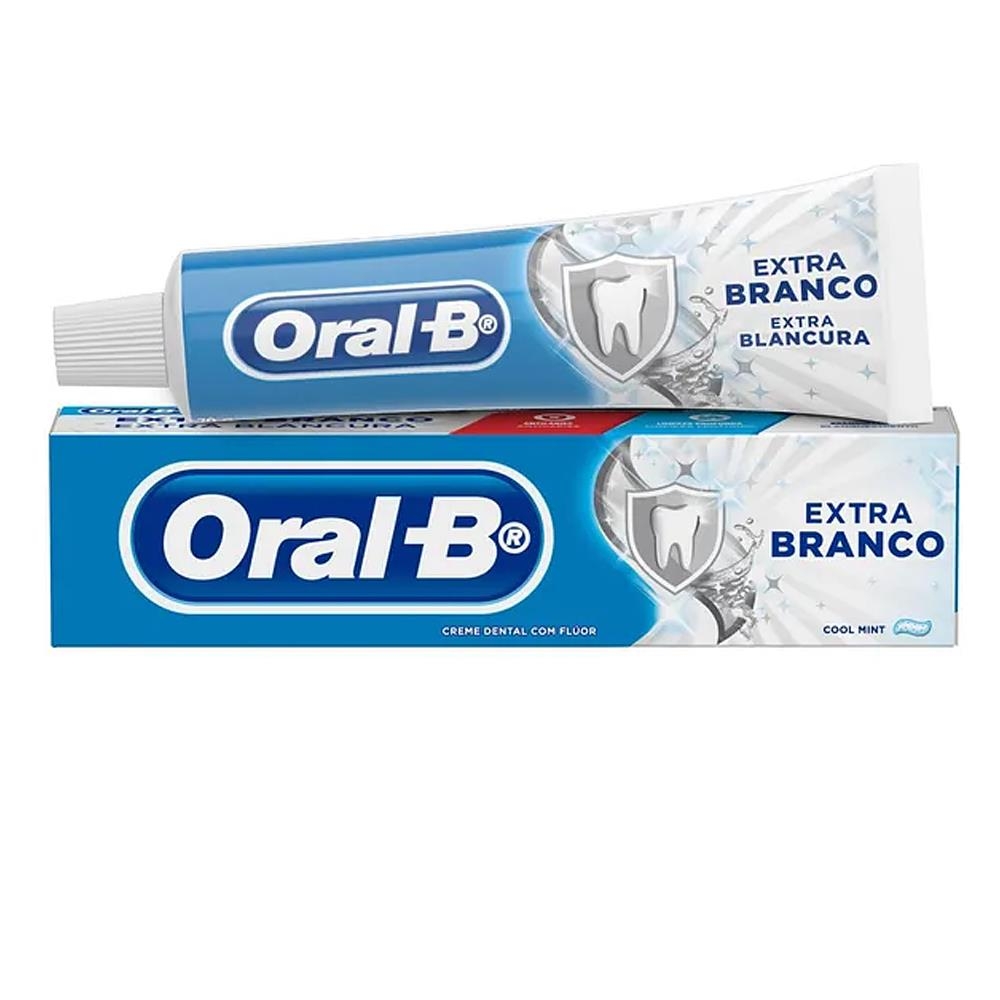 CREME DENTAL COOL MINT ORAL-B EXTRA BRANCO CAIXA 70G