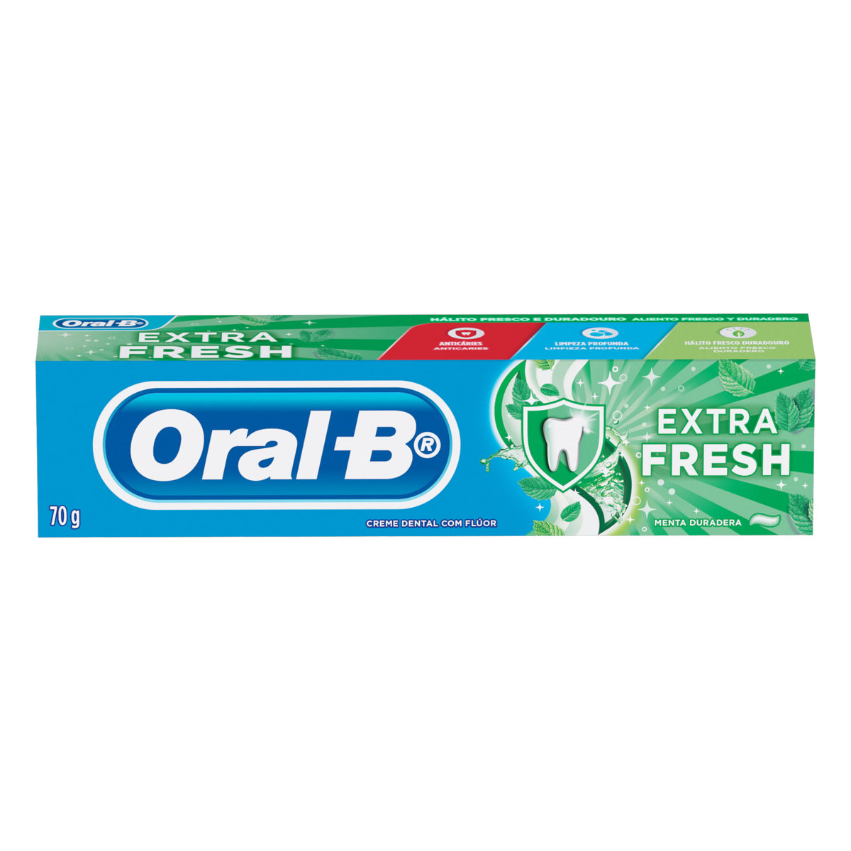 CREME DENTAL EXTRA FRESH ORAL-B CAIXA 70G 0
