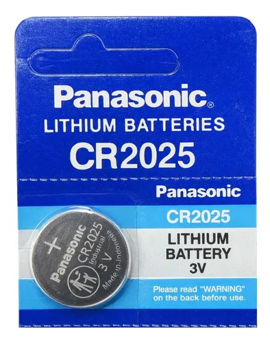 PILHA PANASONIC DIGITAL MOEDA 2025 3V BATERIA PANASONIC ALC BOT BLISTER (CR2025) UN