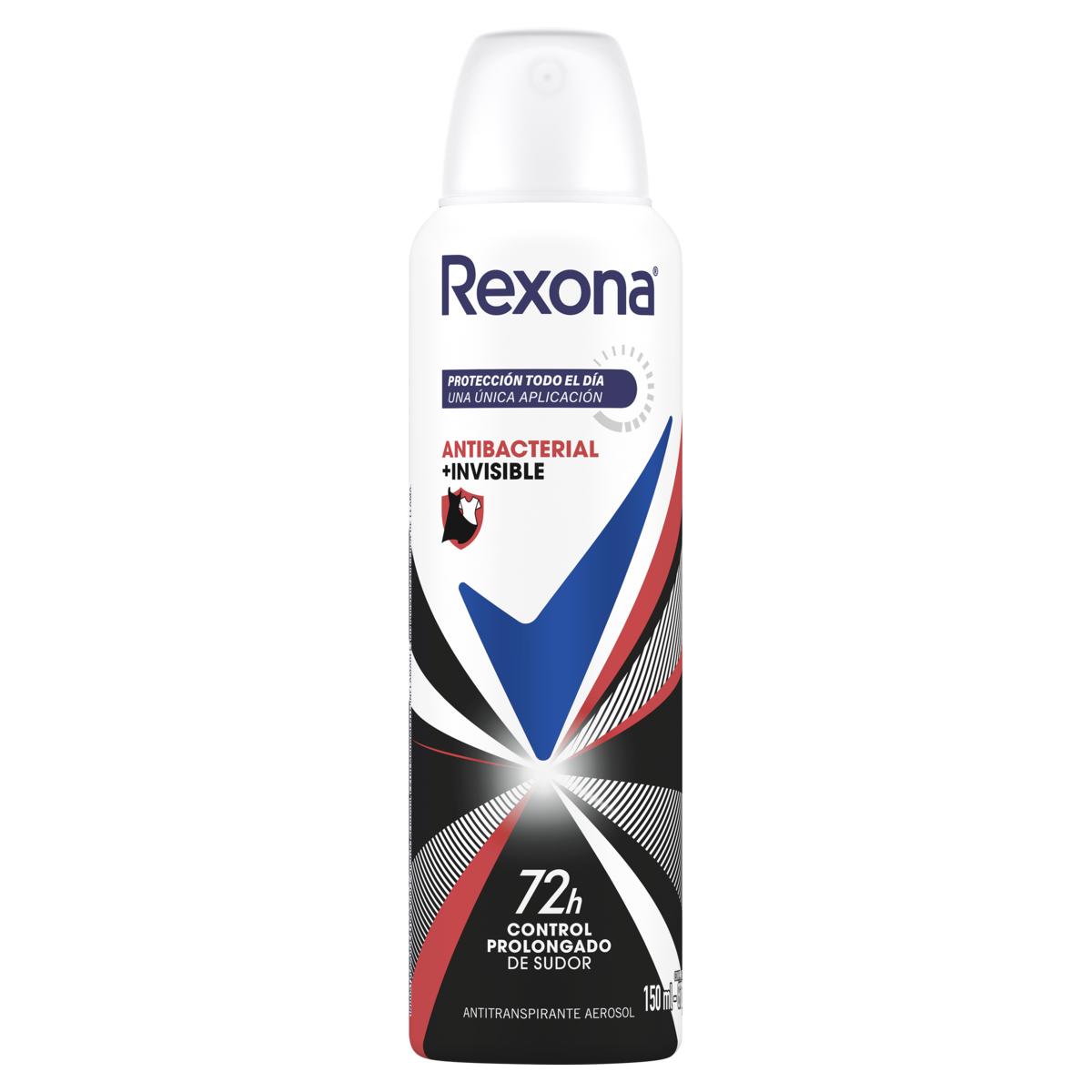 ANTITRANSPIRANTE AEROSSOL ANTIBACTERIAL E INVISIBLE REXONA 150ML SPRAY