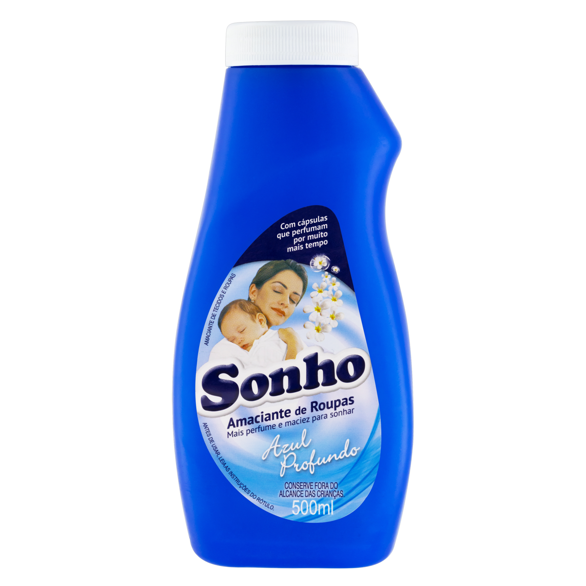 AMACIANTE DE ROUPA DILUÍDO AZUL PROFUNDO SONHO FRASCO 500ML