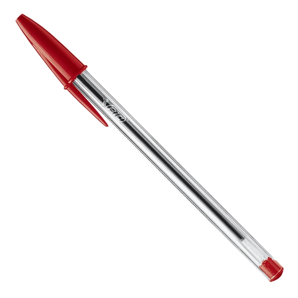 CANETA BIC CRISTAL P.FINA. VERMELHA UN