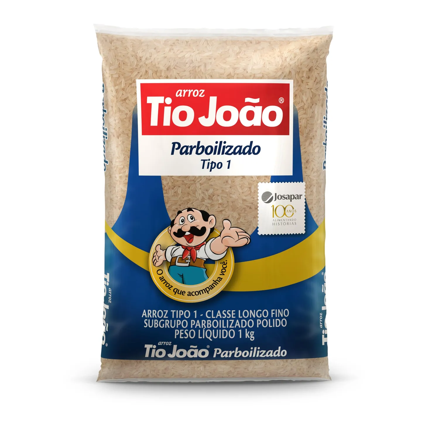 ARROZ PARBOILIZADO TIO JOÃO TIPO 1 1KG