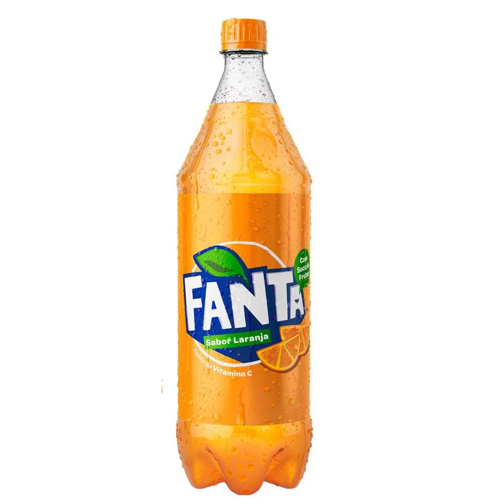 REFRIGERANTE LARANJA FANTA GARRAFA 1L 0