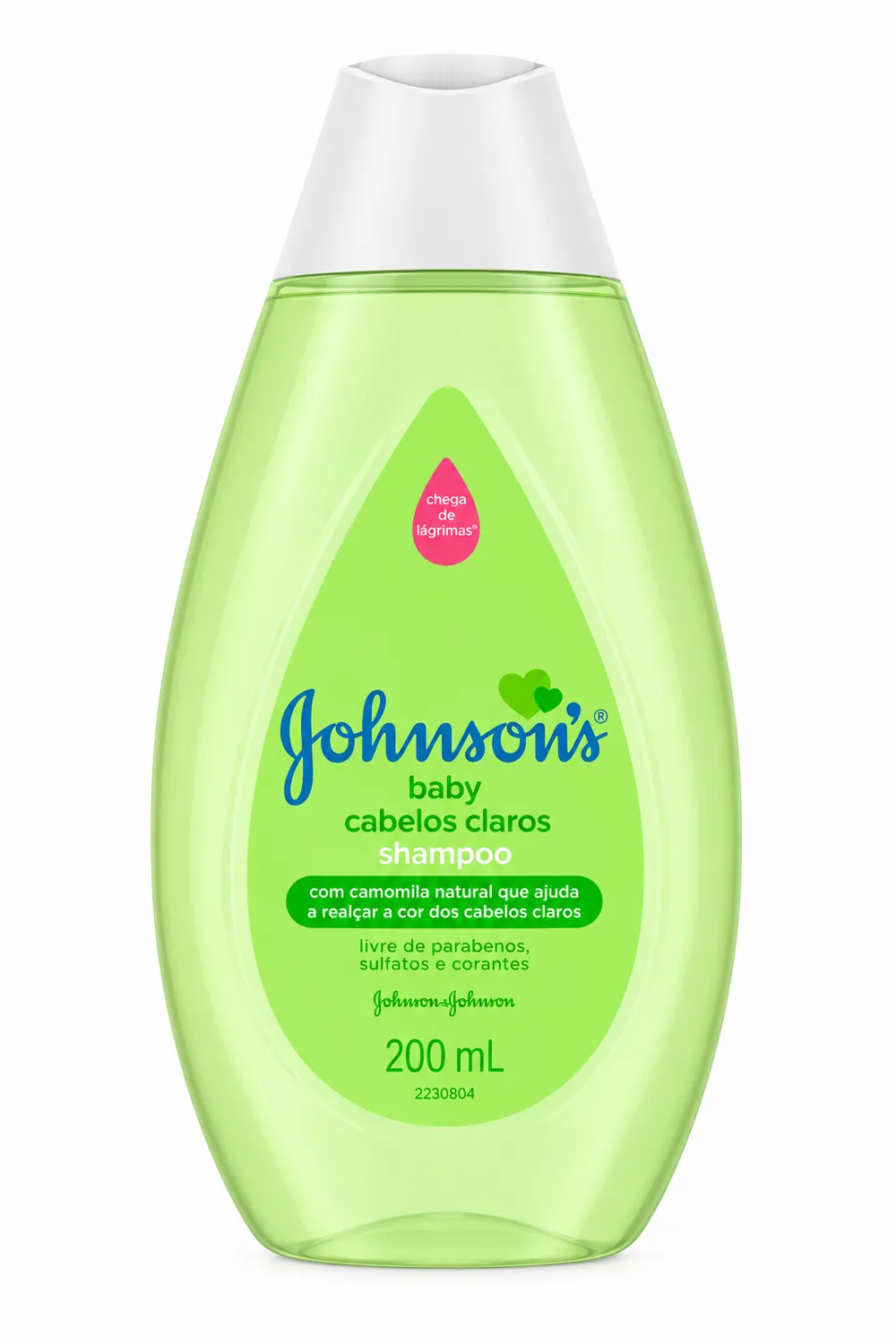 SHAMPOO JOHNSON'S BABY CABELOS CLAROS 200ML — imagem 1