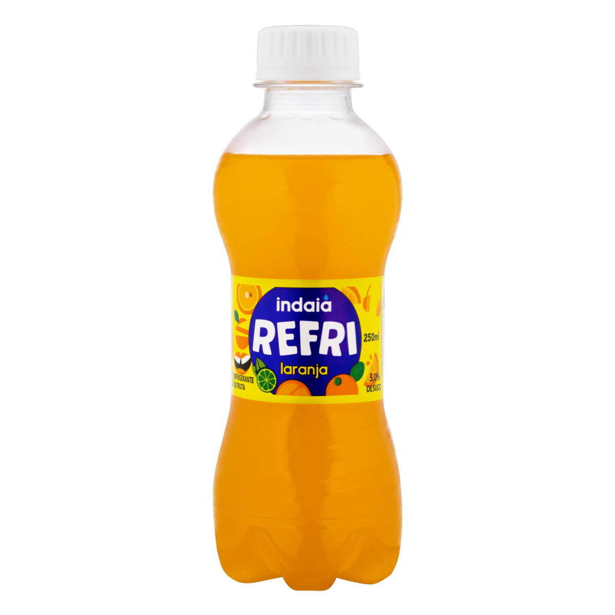 REFRIGERANTE LARANJA INDAIÁ REFRI GARRAFA 250ML