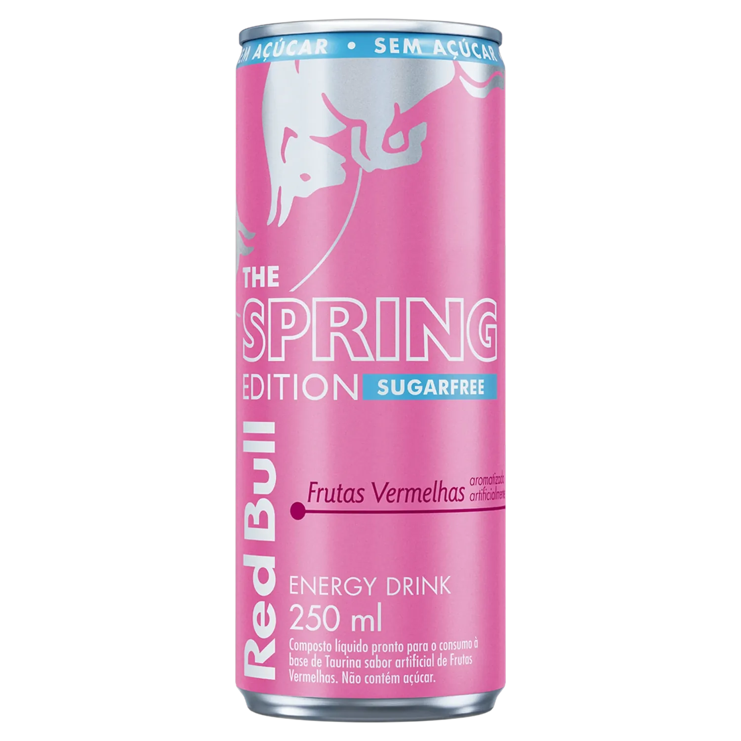 ENERGÉTICO RED BULL SUGAR FREE FRUTAS VERMELHAS 250ML