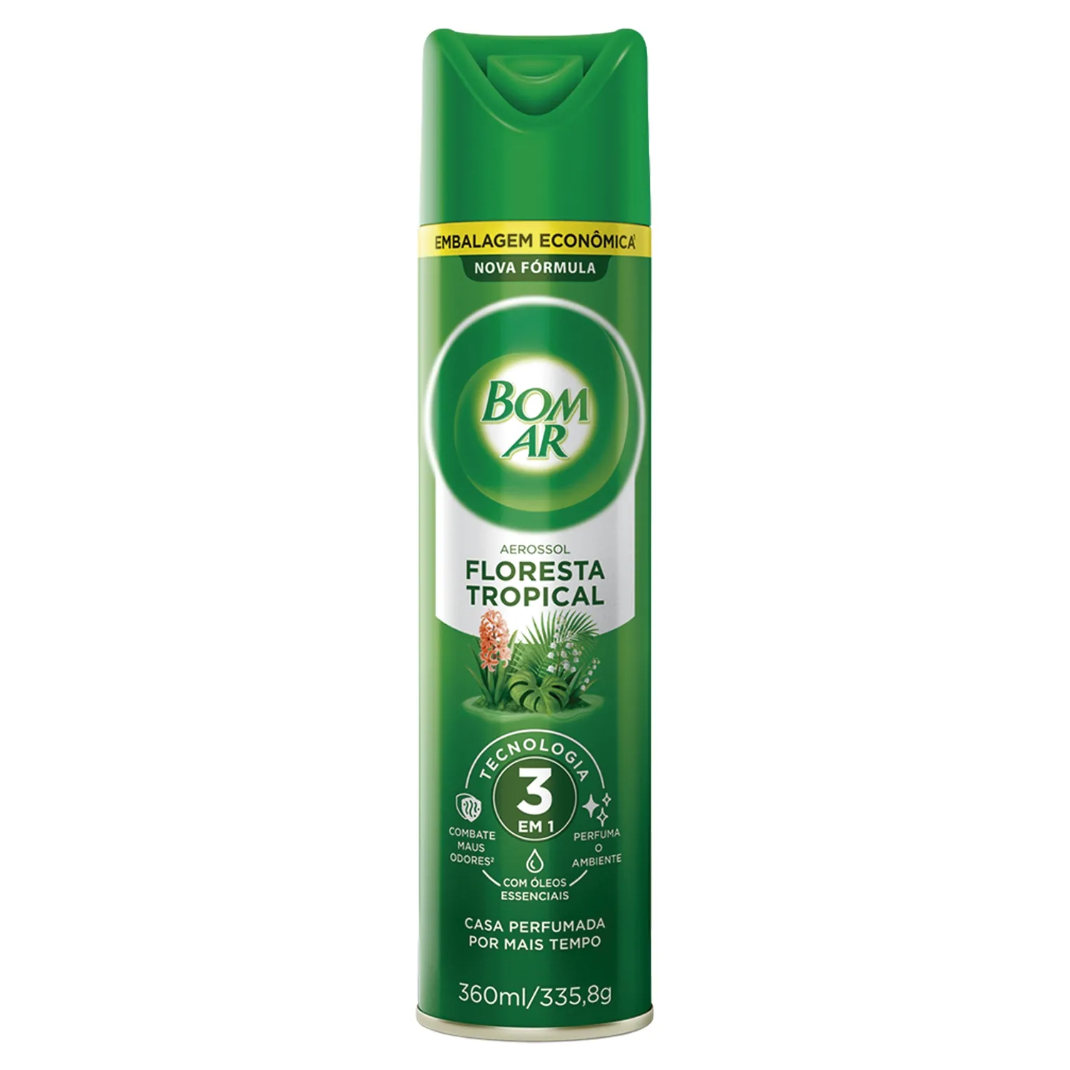DESOD BOM AR AERO FLORESTA TROPICAL 360ML EMB ECON