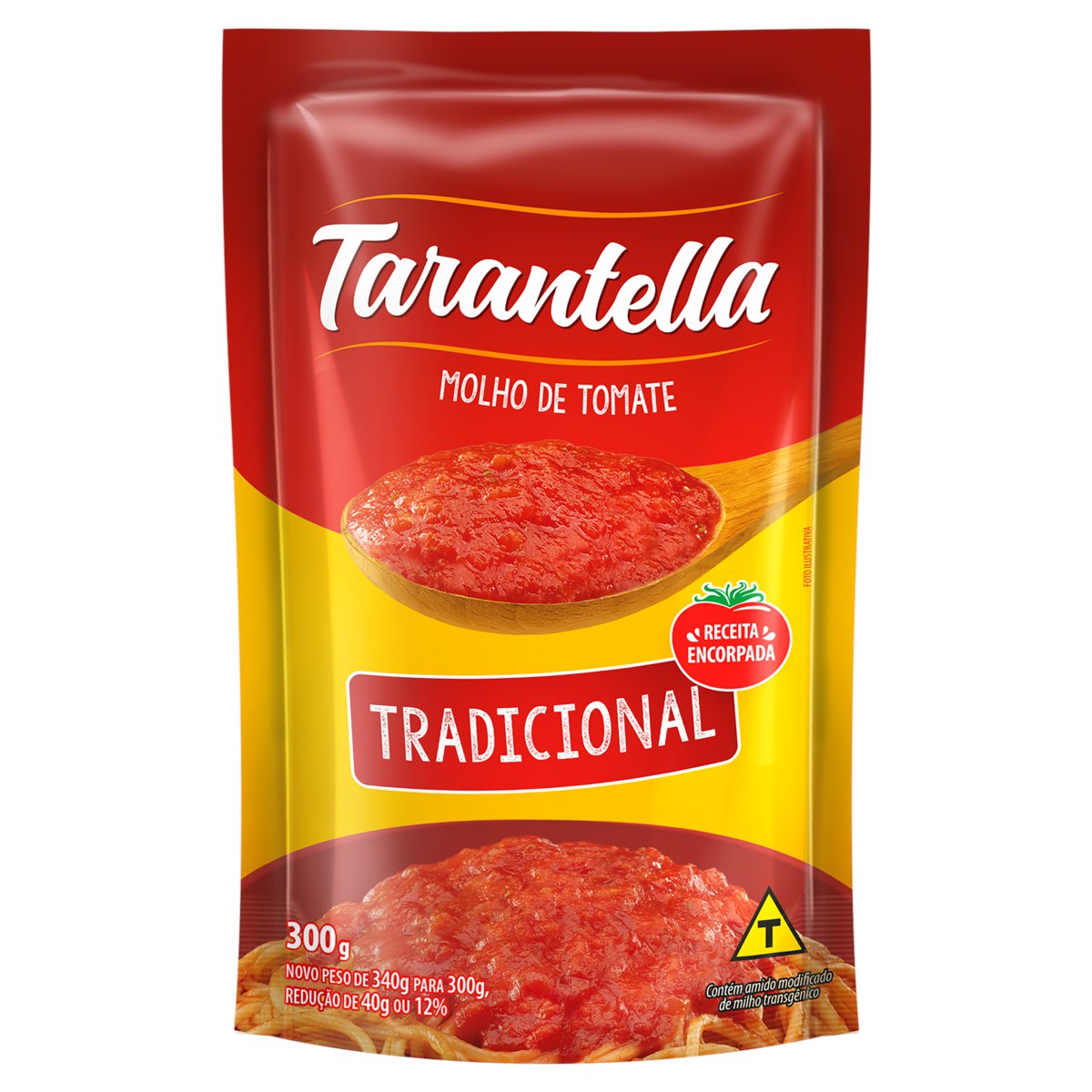 MOLHO DE TOMATE TRADICIONAL TARANTELLA SACHÊ 300G