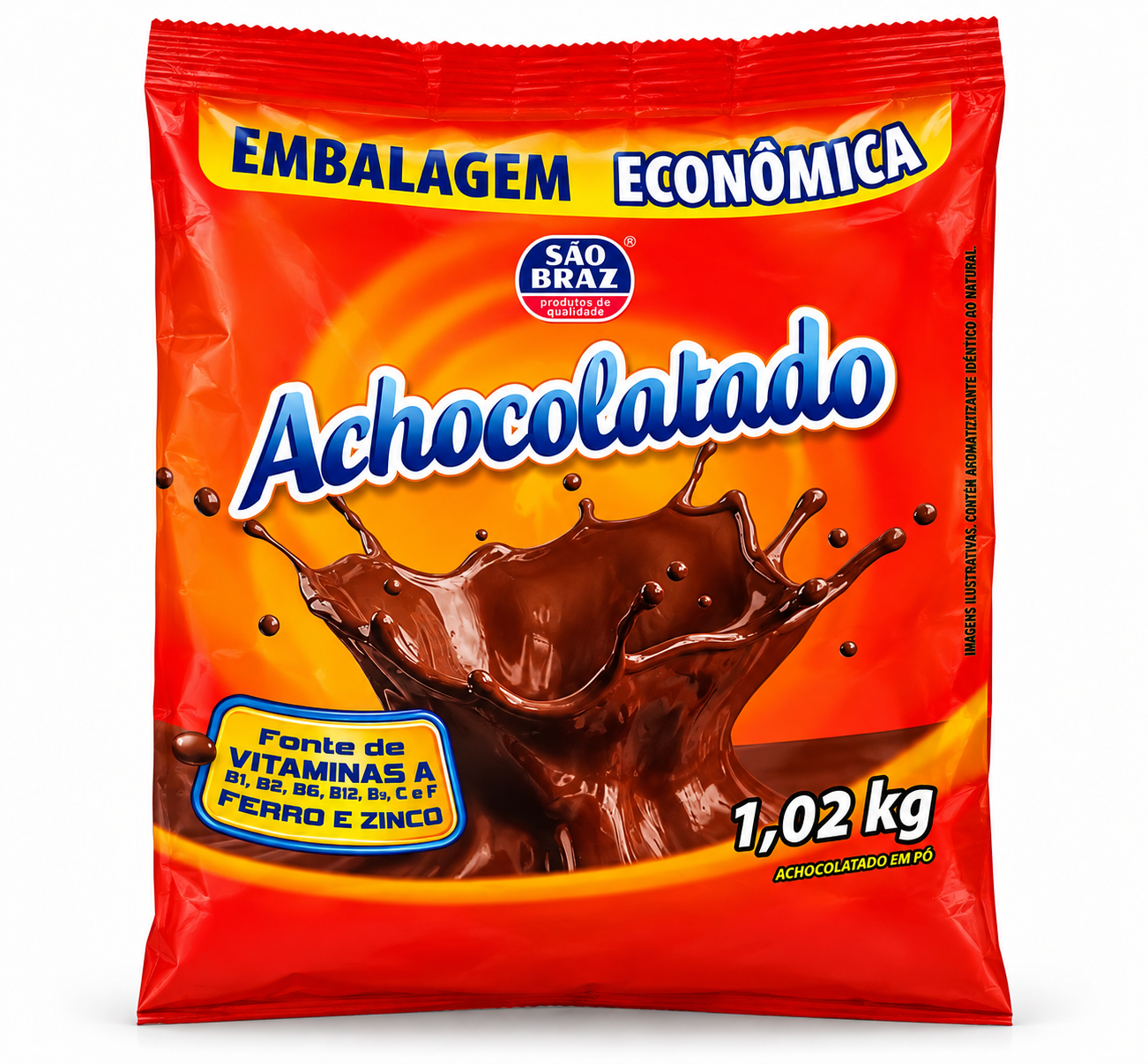 ACHOCOLATADO SÃO BRAZ ALMOFADA 1.02KG
