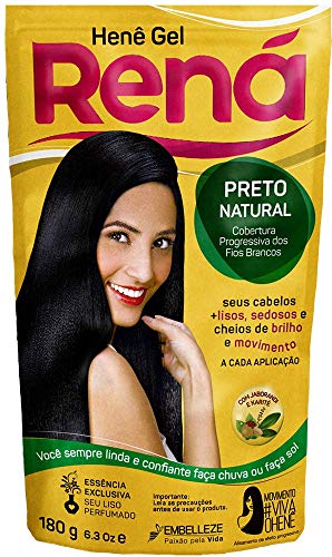 ALISANTE HENÊ GEL PRETO NATURAL RENÁ SACHÊ 180G 0