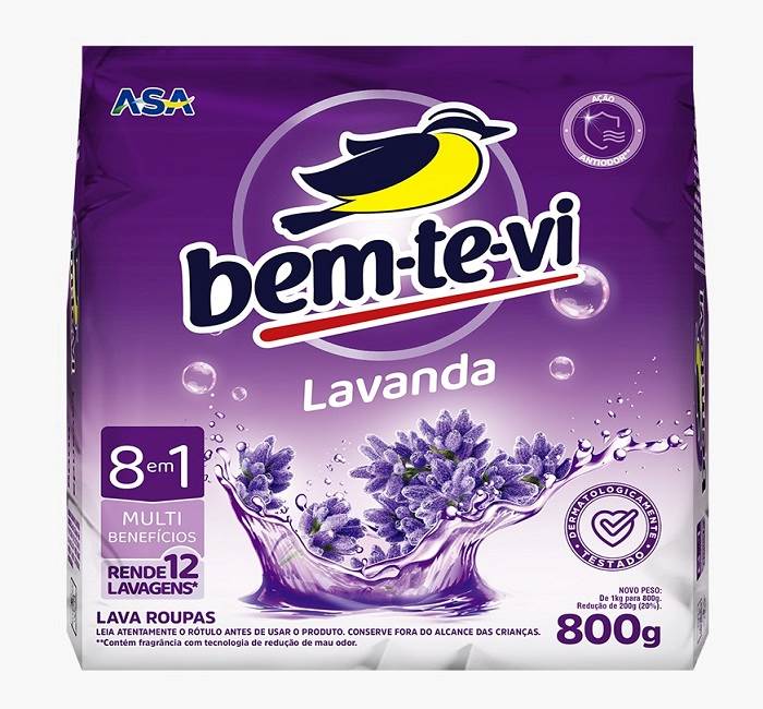 LAVA ROUPA PO BEM TE VI LAVANDA 800G 0