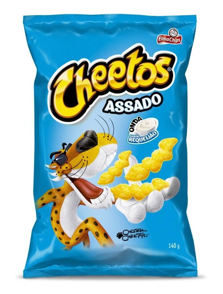 SALGADINHO DE MILHO ONDA REQUEIJÃO ELMA CHIPS CHEETOS PACOTE 160G
