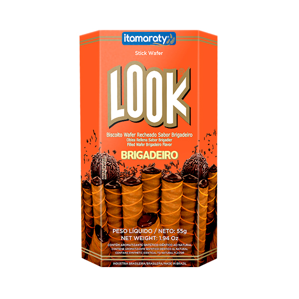 BISC LOOK WAFER 55G BRIGADEIRO 0