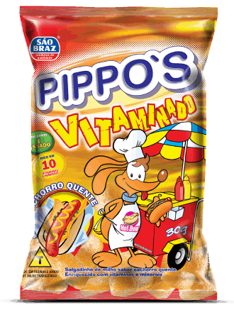 SALGADINHO PIPPOS CACHORRO QUENTE 75G