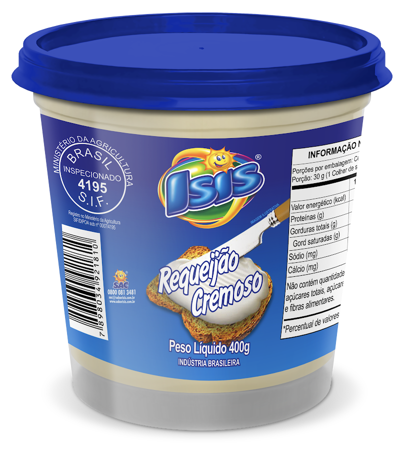 REQUEIJÃO CREMOSO ISIS TRADICIONAL 400G