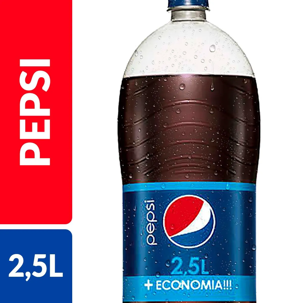 REFRIGERANTE COLA PEPSI GARRAFA 2,5L + ECONOMIA 0