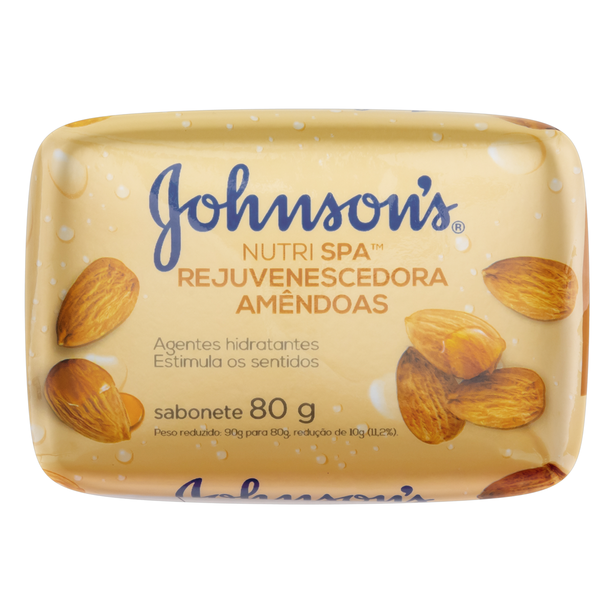 SABONETE BARRA REJUVENESCEDORA AMÊNDOAS JOHNSONS NUTRI SPA ENVOLTÓRIO 80G 0