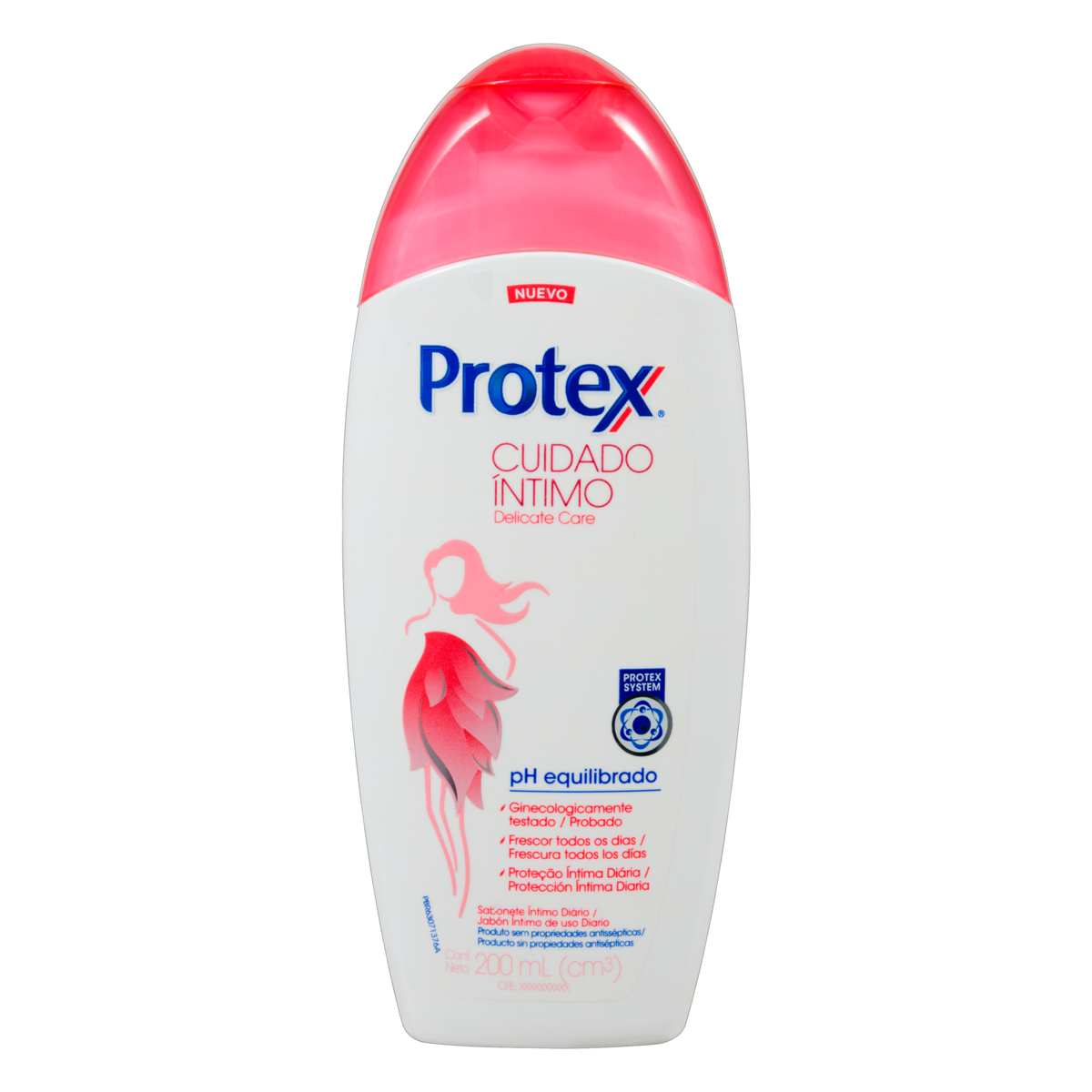 SABONETE LÍQUIDO ÍNTIMO DELICATE CARE PROTEX CUIDADO ÍNTIMO FRASCO 200ML 0