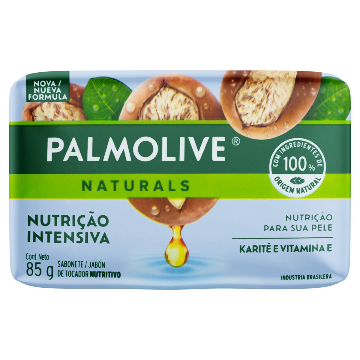 SABONETE BARRA NUTRIÇÃO INTENSIVA PALMOLIVE NATURALS ENVOLTÓRIO 85G