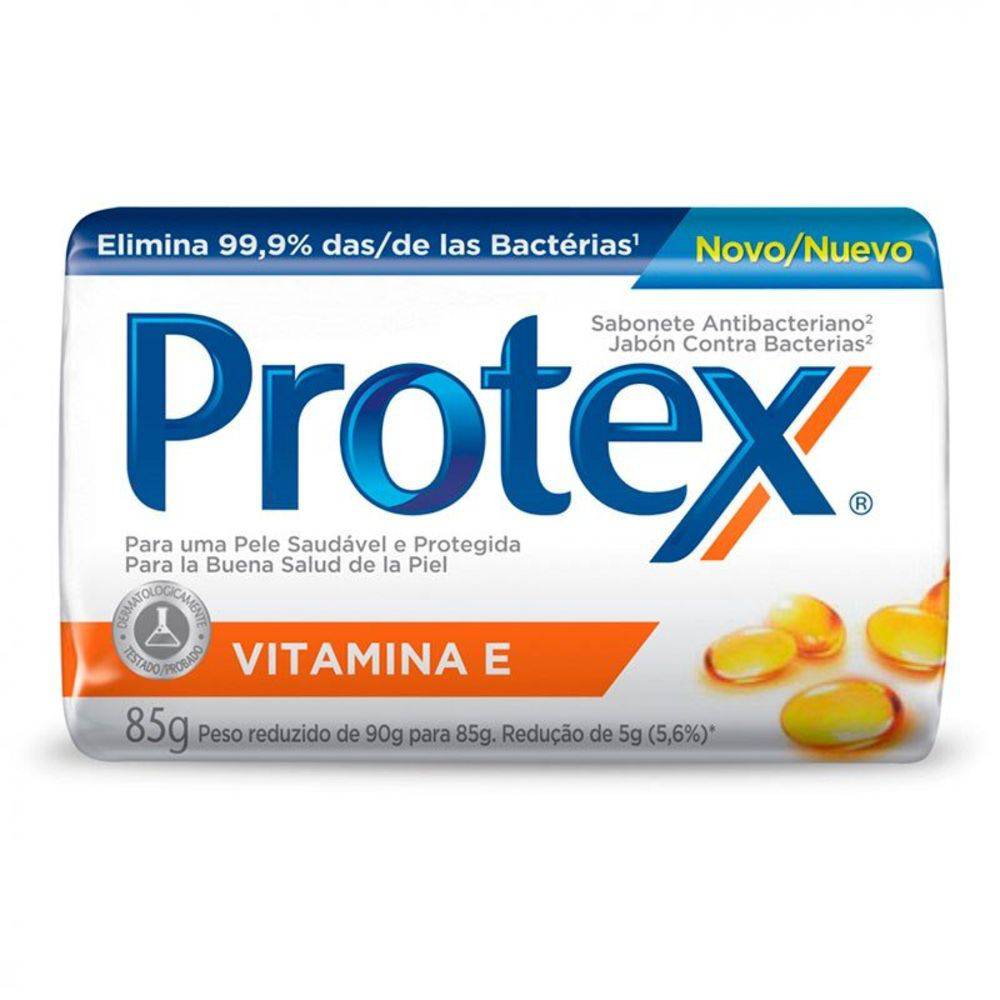 SABONETE BARRA ANTIBACTERIANO PROTEX NUTRI PROTECT VITAMINA E ENVOLTÓRIO 85G