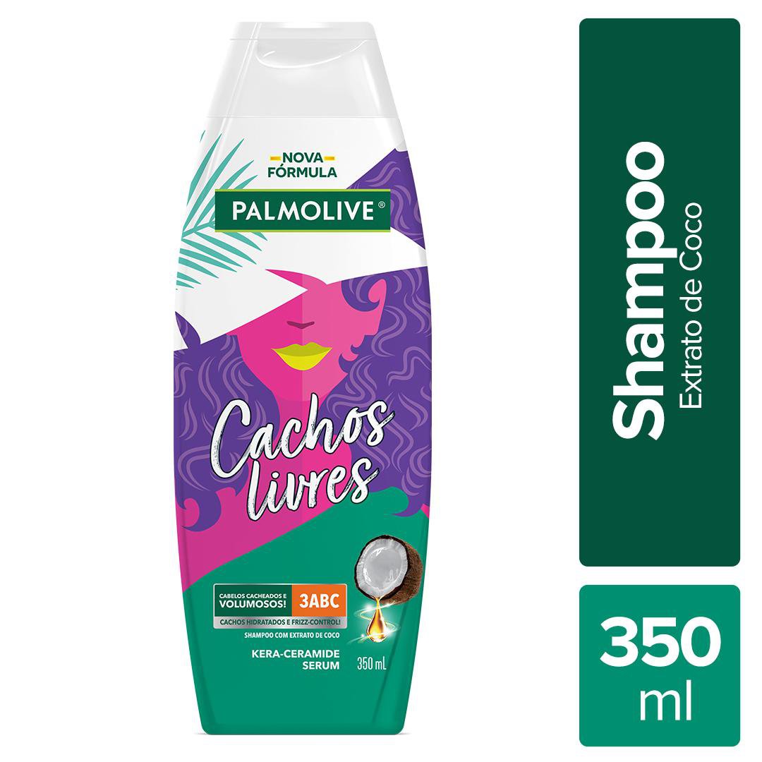 SHAMPOO PALMOLIVE CACHOS LIVRES FRASCO 350ML 0