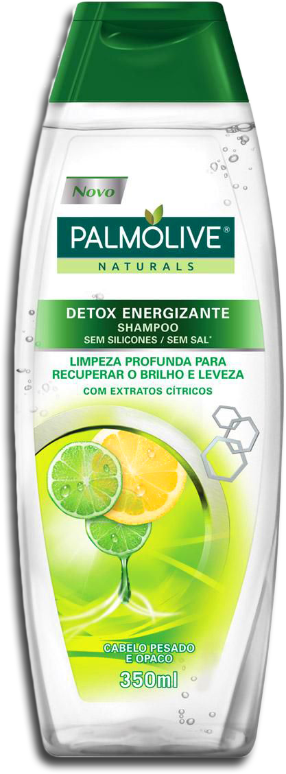 SHAMPOO PALMOLIVE NATURALS DETOX ENERGIZANTE FRASCO 350ML