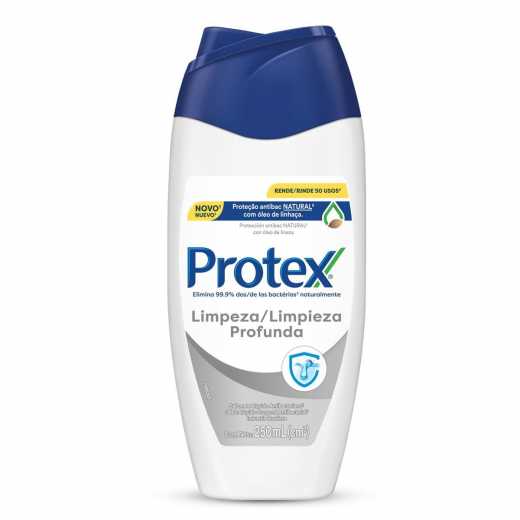 SABONETE LÍQUIDO ANTIBACTERIANO PROTEX LIMPEZA PROFUNDA FRASCO 250ML 0