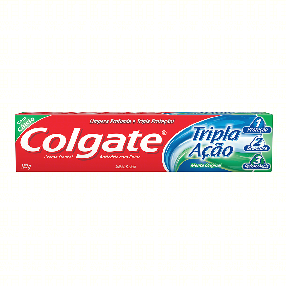 CREME DENTAL MENTA ORIGINAL COLGATE TRIPLA AÇÃO CAIXA 180G 0