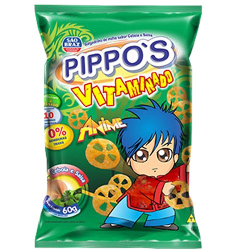 SALGADINHO PIPPOS CEBOLA SALSA 60G