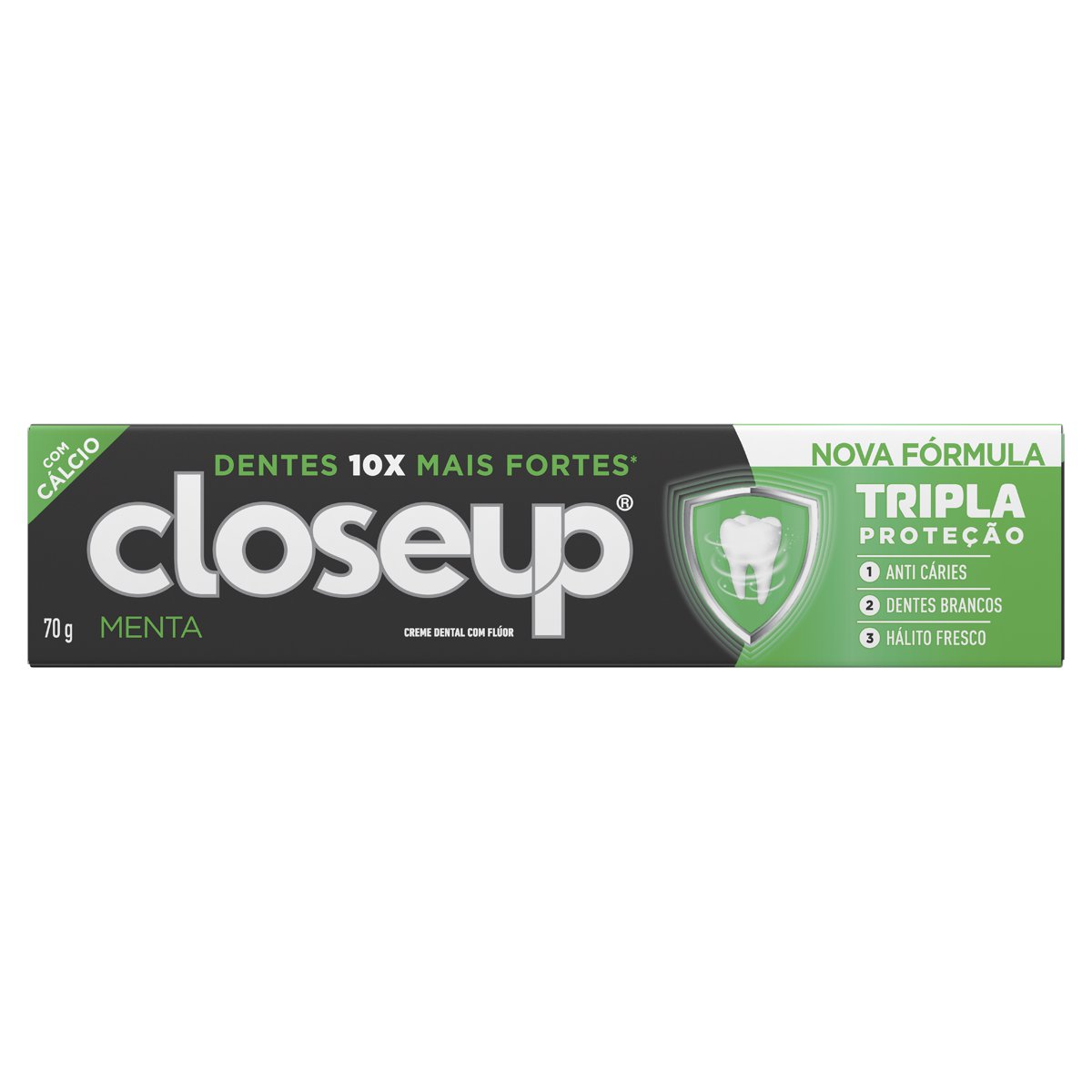 CREME DENTAL MENTA CLOSEUP TRIPLA PROTEÇÃO CAIXA 70G