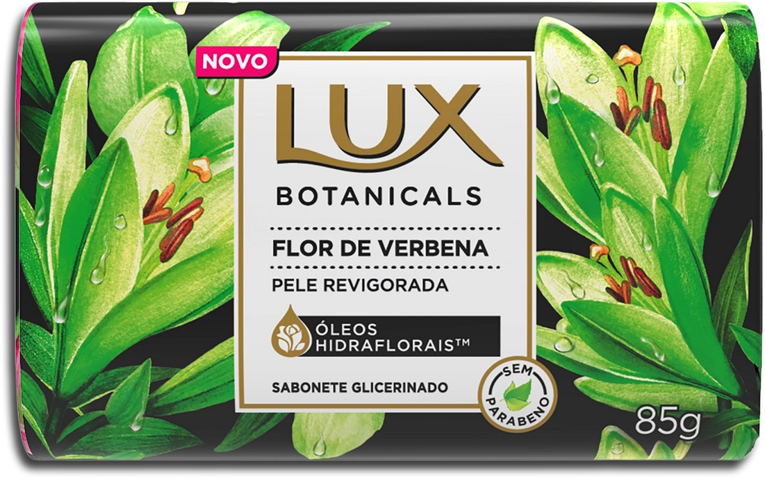 SABONETE BARRA DE GLICERINA FLOR DE VERBENA LUX BOTANICALS 85G