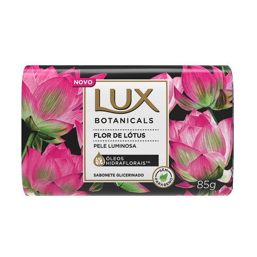 SABONETE BARRA DE GLICERINA FLOR DE LÓTUS LUX BOTANICALS ENVOLTÓRIO 85G