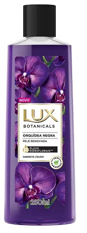 SABONETE LÍQUIDO ORQUÍDEA NEGRA LUX BOTANICALS FRASCO 250ML