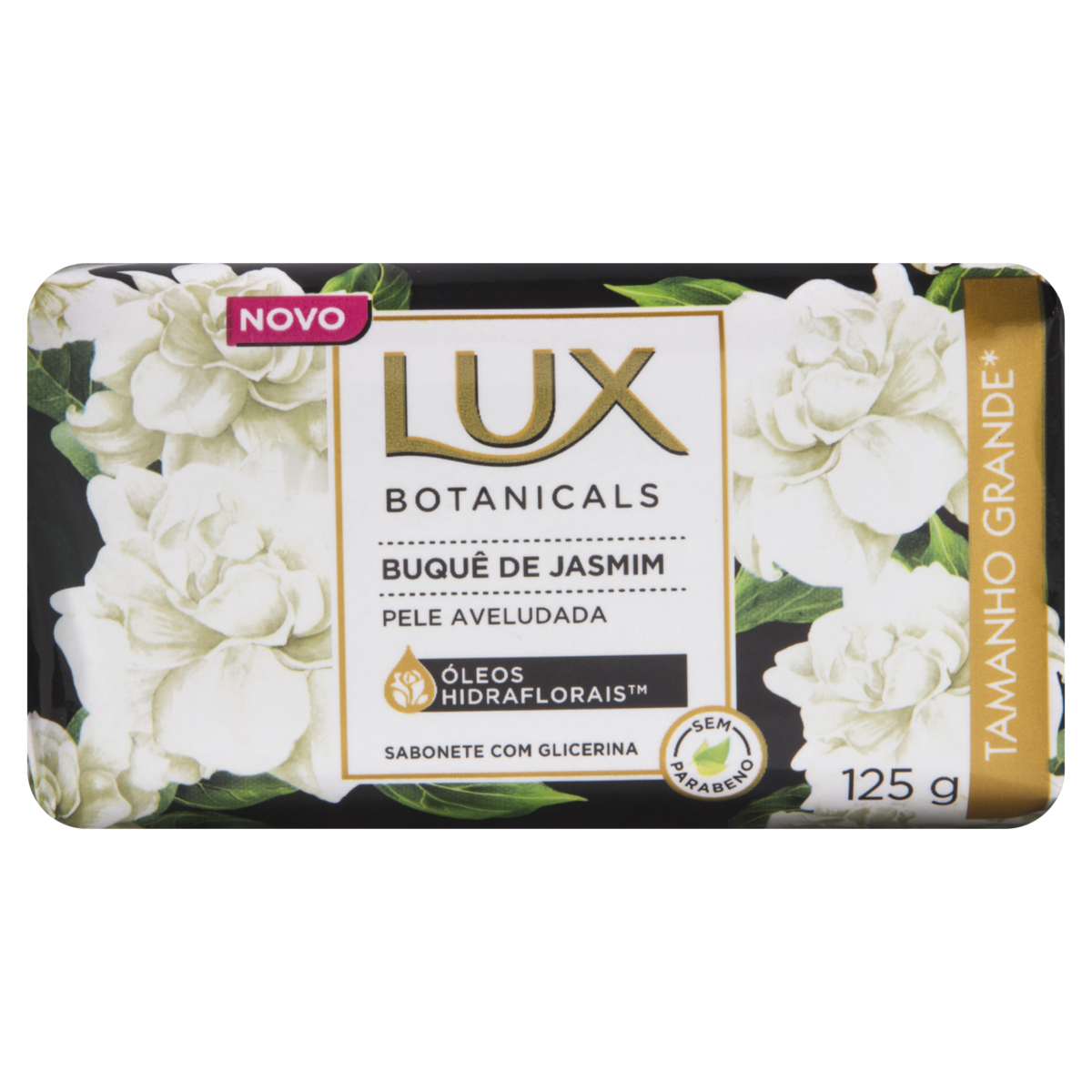 SABONETE BARRA DE GLICERINA BUQUÊ DE JASMIM LUX BOTANICALS ENVOLTÓRIO 125G TAMANHO FAMÍLIA 0