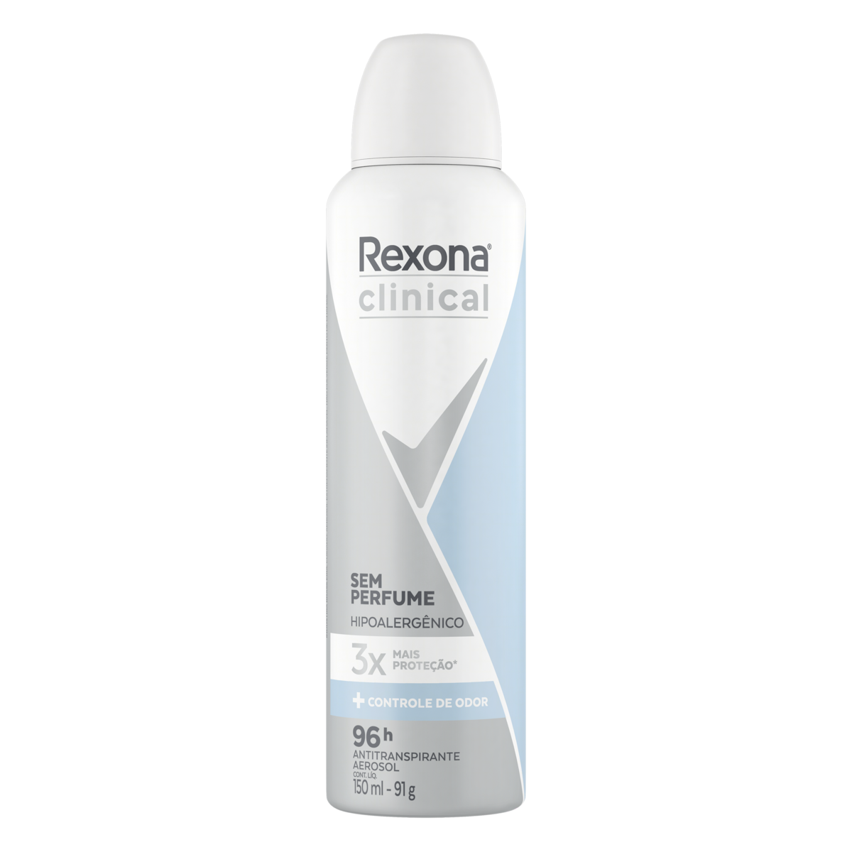 ANTITRANSPIRANTE AEROSSOL SEM PERFUME REXONA CLINICAL 150ML SPRAY 0