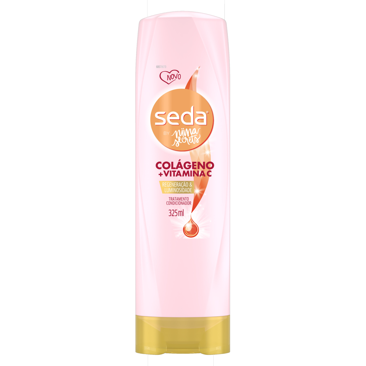 TRATAMENTO CONDICIONADOR SEDA BY NIINA SECRETS COLÁGENO + VITAMINA C FRASCO 325ML 0