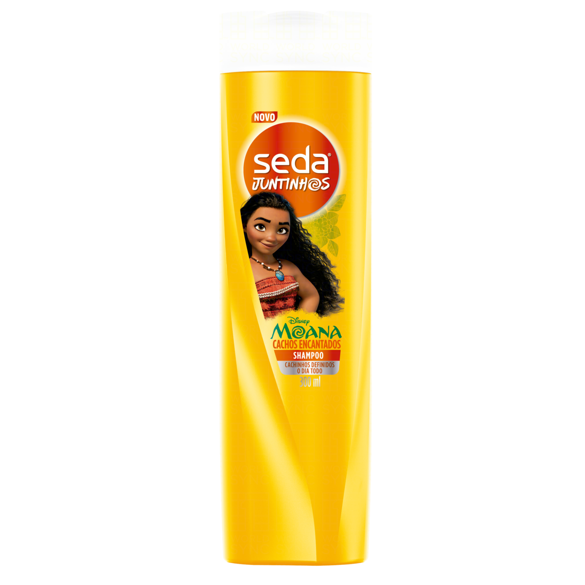 SHAMPOO INFANTIL MOANA SEDA JUNTINHOS CACHOS ENCANTADOS FRASCO 300ML