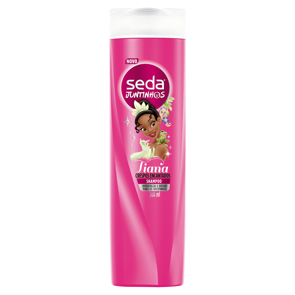 SHAMPOO INFANTIL TIANA SEDA JUNTINHOS CRESPOS ENCANTADOS FRASCO 300ML 0